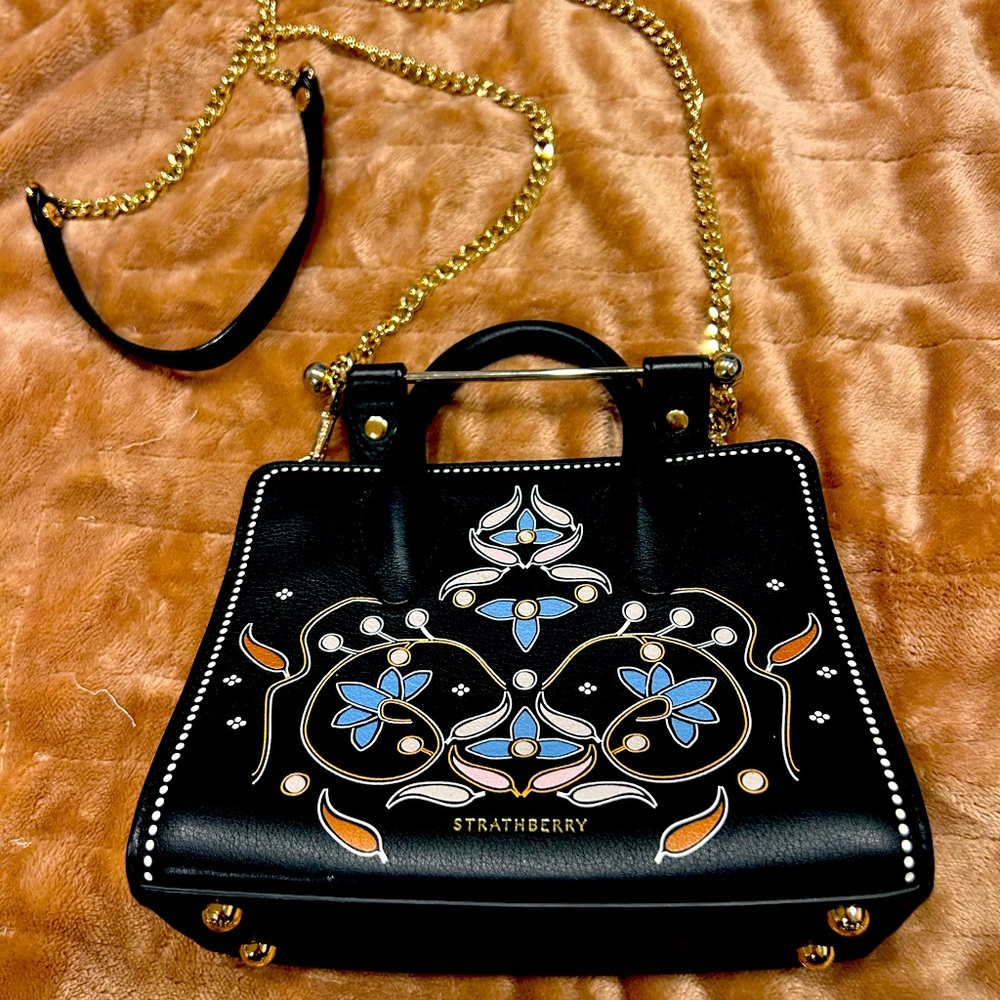 Strathberry Nano Tote - Embossed Leather